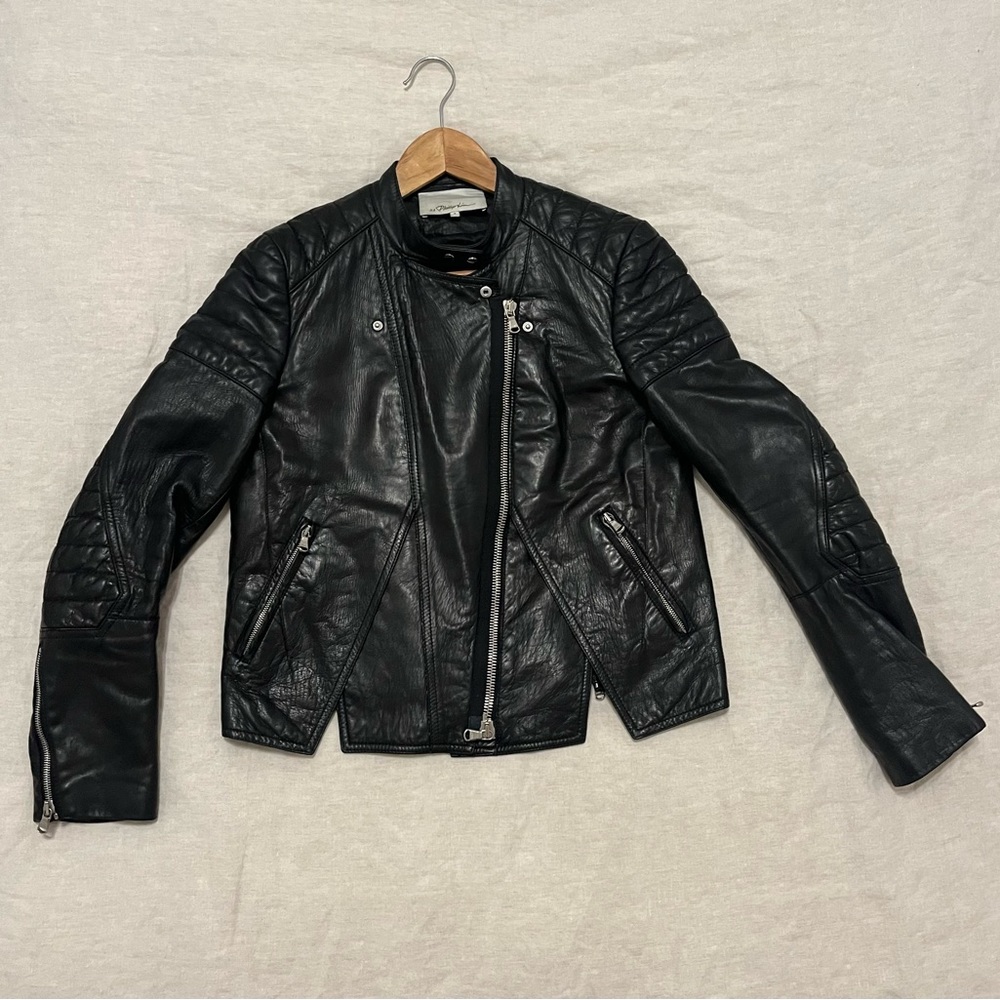 Philip Lim leather moto jacket